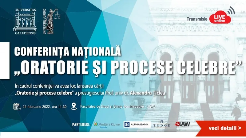 O conferinţă naţională la Universitatea "Dunărea de Jos" din Galaţi
