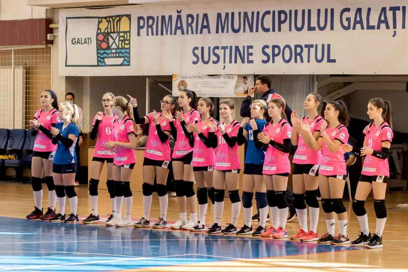 Voleiul feminin gălăţean are viitor