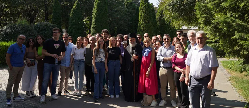 Absolvenți italieni ai Facultății gălățene de Medicină, în vizită la Catedrală