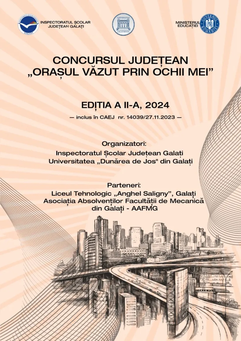 Concursul pentru elevi „Orașul văzut prin ochii mei”, la o nouă ediție