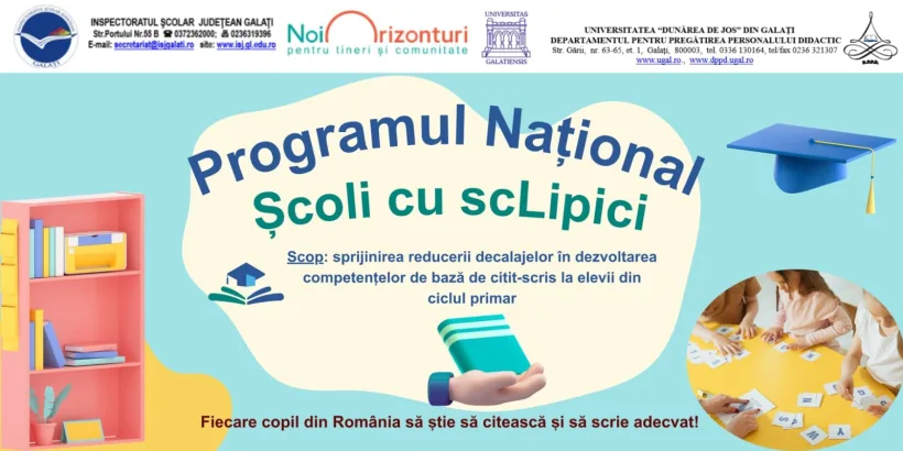 „Școli cu scLipici” la Galați