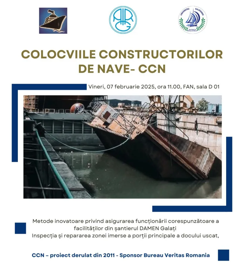 O nouă ediție a Colocviilor Constructorilor de Nave