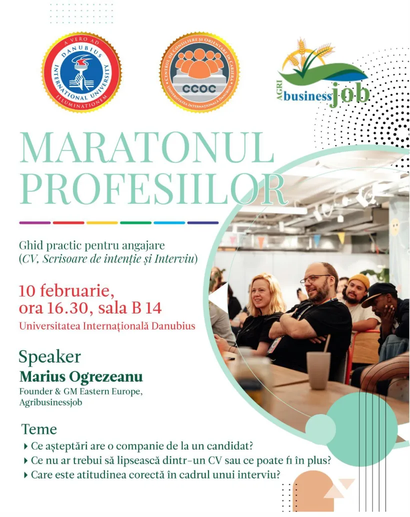 „Maratonul Profesiilor”, la Universitatea Danubius Galați
